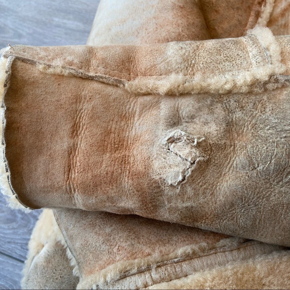 Vintage Leather Attic Shearling Sheepskin Jacket - Picture 16 of 16